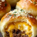 Garlic Parmesan Cheeseburger Bombs – Best Appetizer