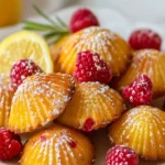 Lemon Raspberry Madeleines – Easy Bakery-Style Treats