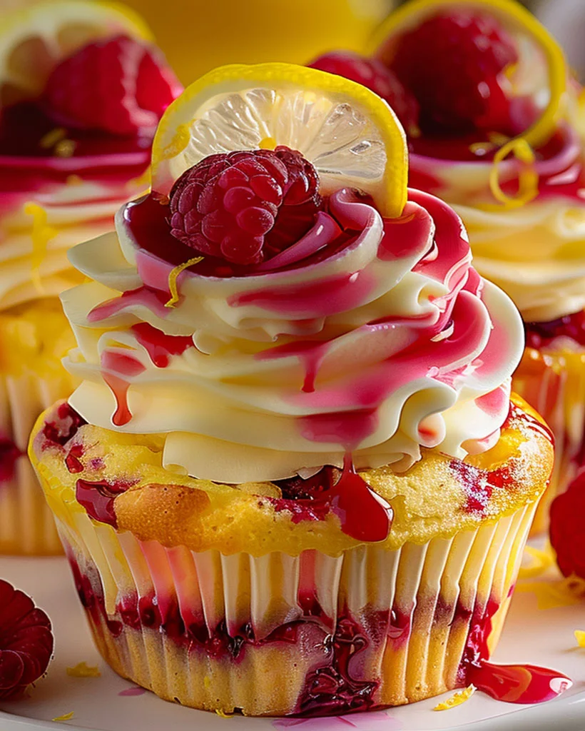 Easy Lemon Raspberry Cupcakes – Best Homemade Recipe