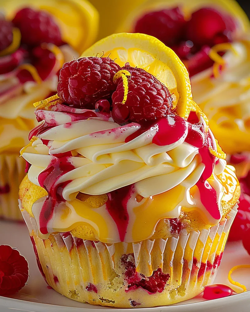 Easy Lemon Raspberry Cupcakes – Best Homemade Recipe