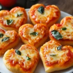 Heart-Shaped Mini Pizzas Recipe – Easy Homemade Dinner