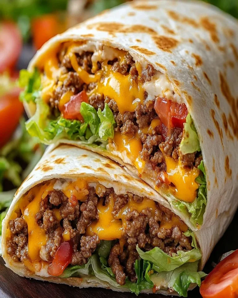 Nacho Cheese Beef Wrap – Best Easy Dinner Recipe