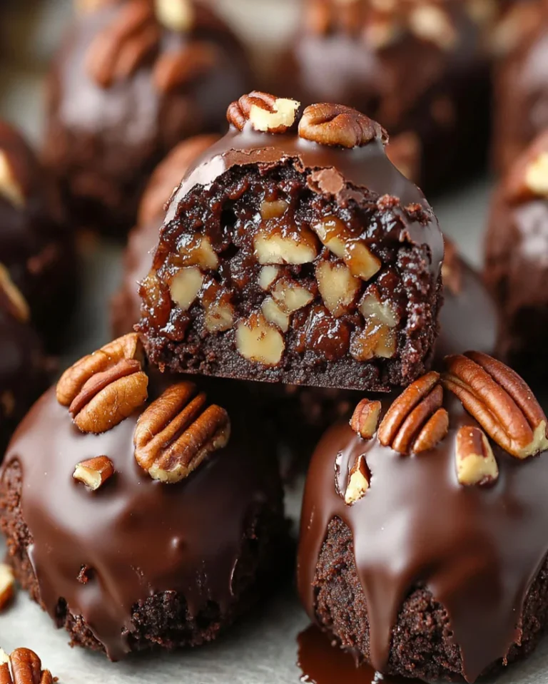 No Bake Pecan Pie Brownie Bombs – Best Dessert Recipe