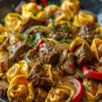 Philly Cheesesteak Tortellini Bake – Best Dinner Recipe