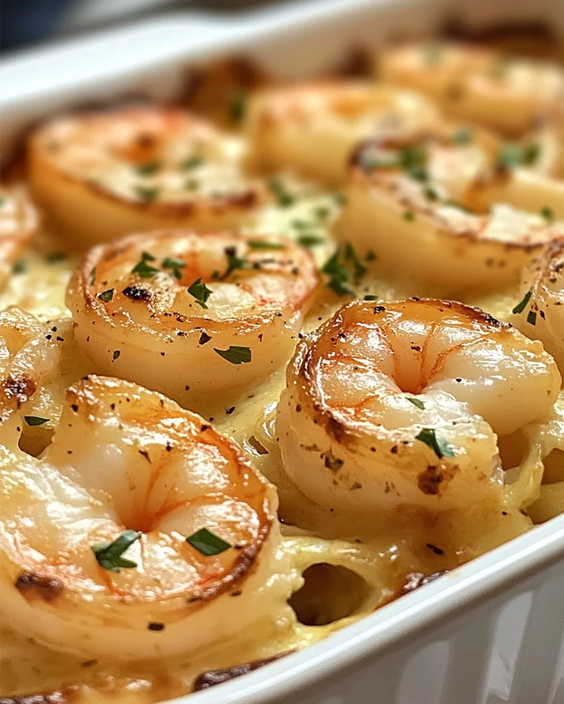 Shrimp Scampi Pasta Bake – Best Cheesy Seafood Recipe