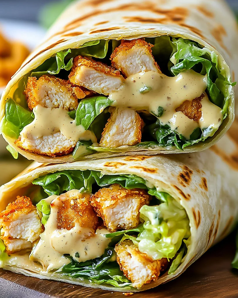 Crunchy Chicken Caesar Wrap – Best Easy Meal Recipe