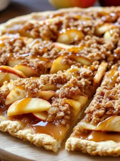 Apple Crisp Pizza Recipe – Easy Fall Dessert Idea