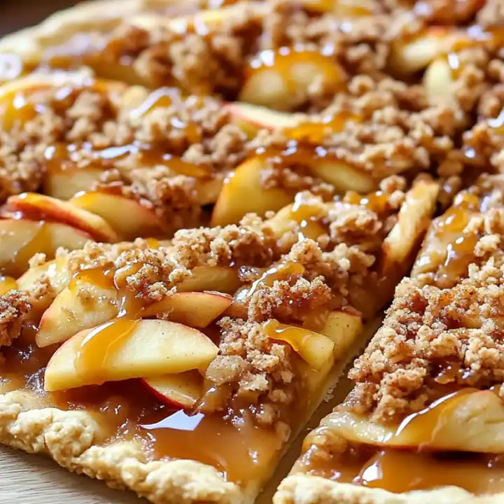 Apple Crisp Pizza Recipe – Easy Fall Dessert Idea