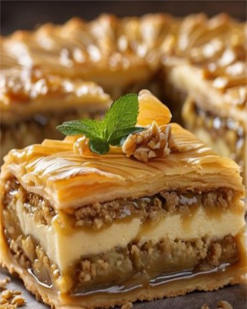 Baklava Cheesecake Bars – Easy & Irresistible Dessert