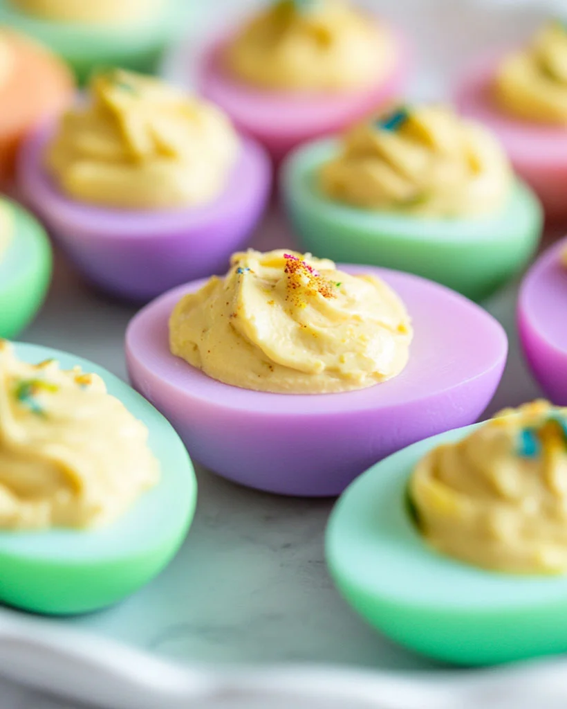 Colored Deviled Eggs – Easy Easter Appetizer Recipe