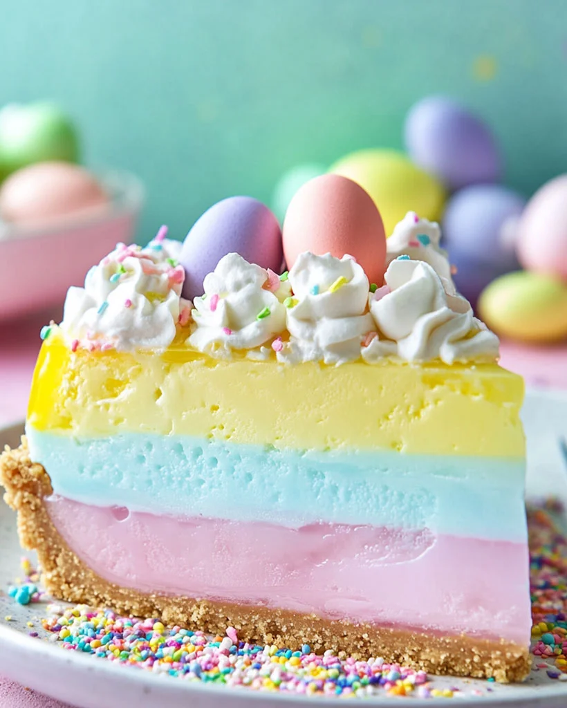 Easter Jell-O Pie – Easy Layered Dessert Recipe