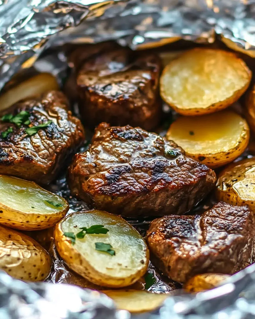 Garlic Butter Steak & Potatoes – Easy Dinner Ideas