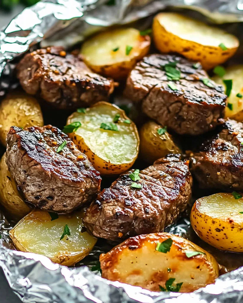 Garlic Butter Steak & Potatoes – Easy Dinner Ideas