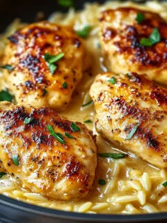 Creamy Parmesan Chicken and Orzo – Easy Family Dinner