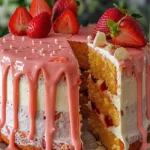 Heavenly Strawberry Lemon Cake – Moist Summer Dessert 91 Strawberry Lemon Dream Cake – Moist Summer Dessert