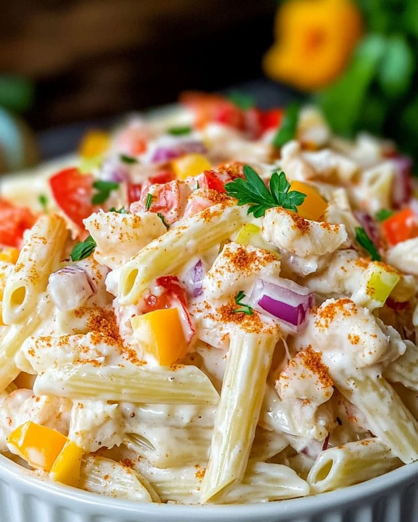 Creamy Cajun Crab Pasta Salad - Best BBQ Dish 65 Creamy Cajun Crab Pasta Salad - Best BBQ Dish