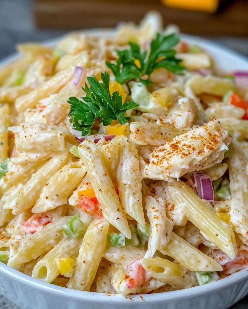 Creamy Cajun Crab Pasta Salad - Best BBQ Dish