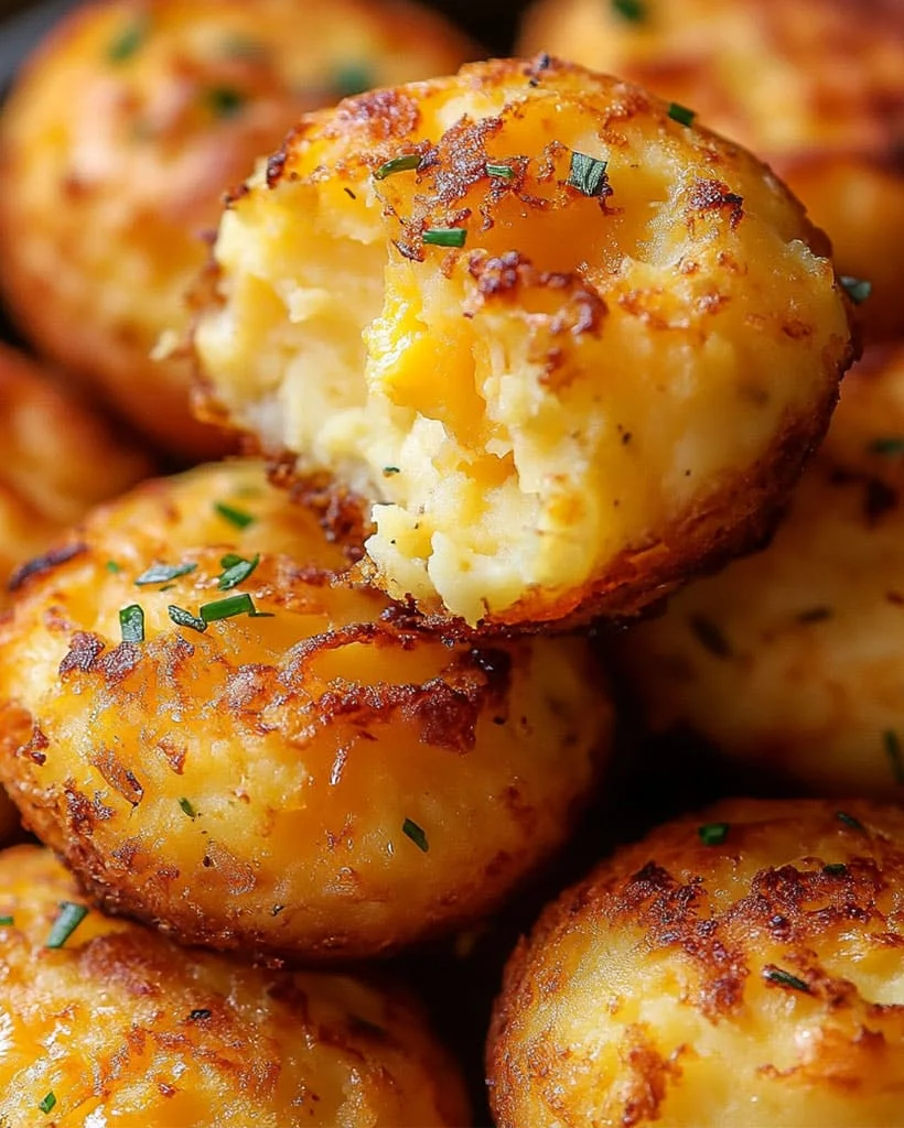 Cheesy Mashed Potato Puffs - Crispy & Easy Snack 63 Cheesy Mashed Potato Puffs - Crispy & Easy Snack