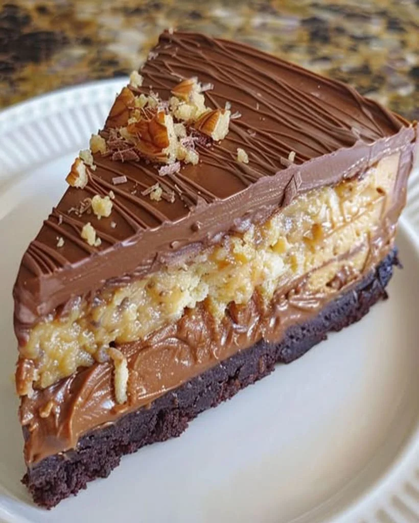 Creamy German Chocolate Cheesecake – Easy Dessert Recipes