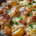 Garlic Parmesan Chicken and Potatoes - Easy One-Pan Dinner 63 Garlic Parmesan Chicken and Potatoes - Easy One-Pan Dinner