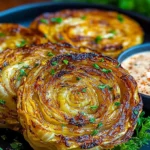 Garlic Roasted Cabbage Steaks - Healthy Low-Carb Dish 60 Garlic Roasted Cabbage Steaks - Healthy Low-Carb Dish