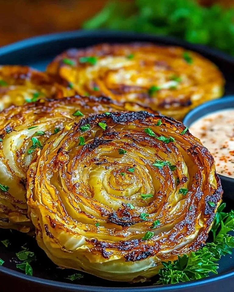 Garlic Roasted Cabbage Steaks - Easy Low-Carb Recipe
