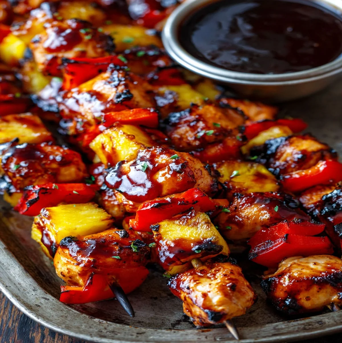 Chicken Kabobs Recipe for Grilling | Easy BBQ Ideas 69 Juicy chicken kabobs with sweet and smoky BBQ glaze