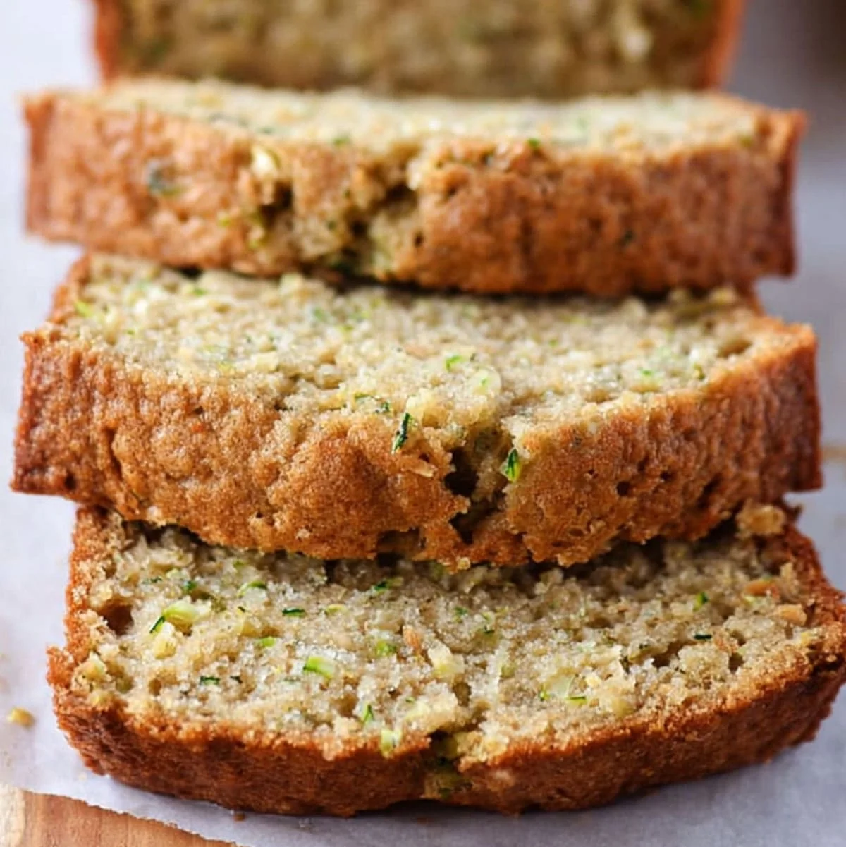 Keto Zucchini Bread Recipe | Low-Carb Snack Idea 71 Freshly baked keto zucchini bread with crispy edges and moist crumb