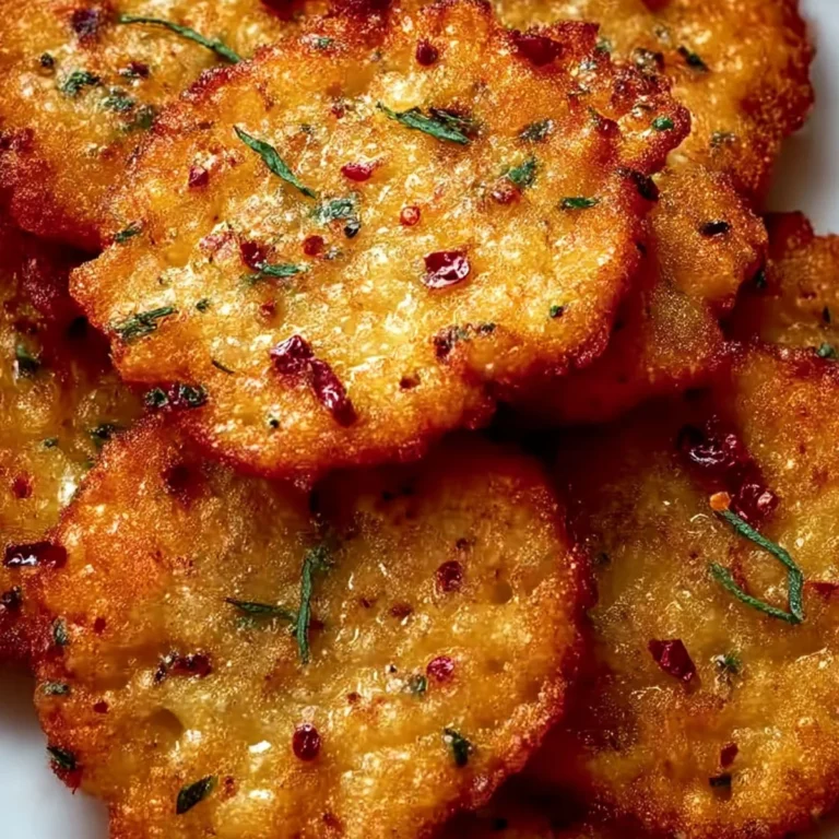 Close-up of crispy spicy Ritz Crackers with herbs and red pepper flakes